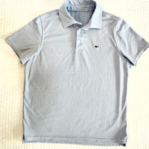 VINEYARD VINES, MENS/ JUNIORS M (12-14) “BLUE & WHITE STRIPE Polo Golf Shirt